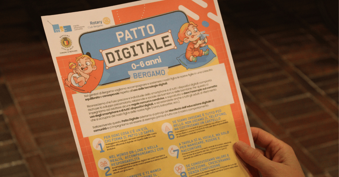 Bergamo presenta i suoi Patti Digitali 0-6