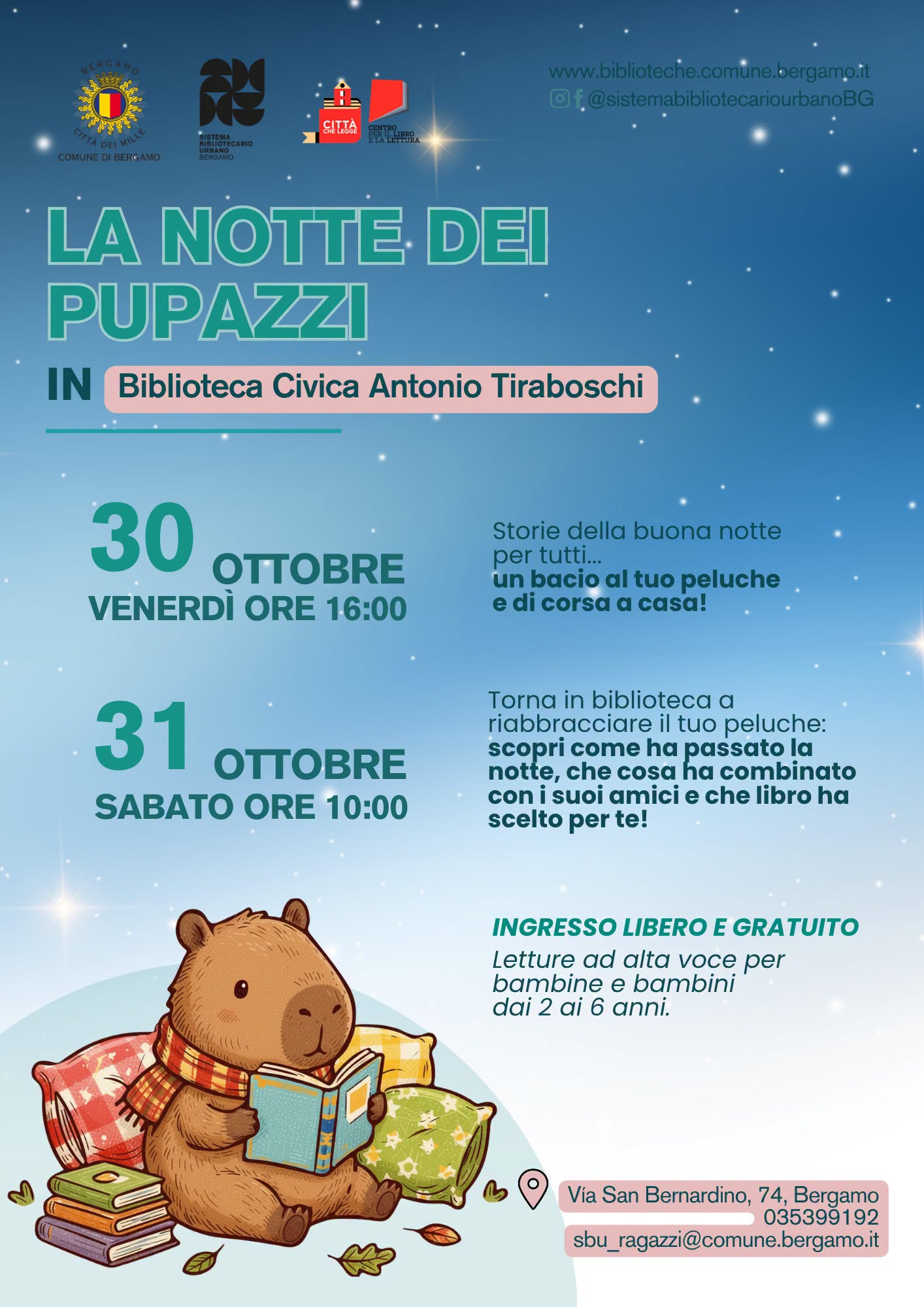 La Notte dei Pupazzi | BERGAMO ottobre 2026