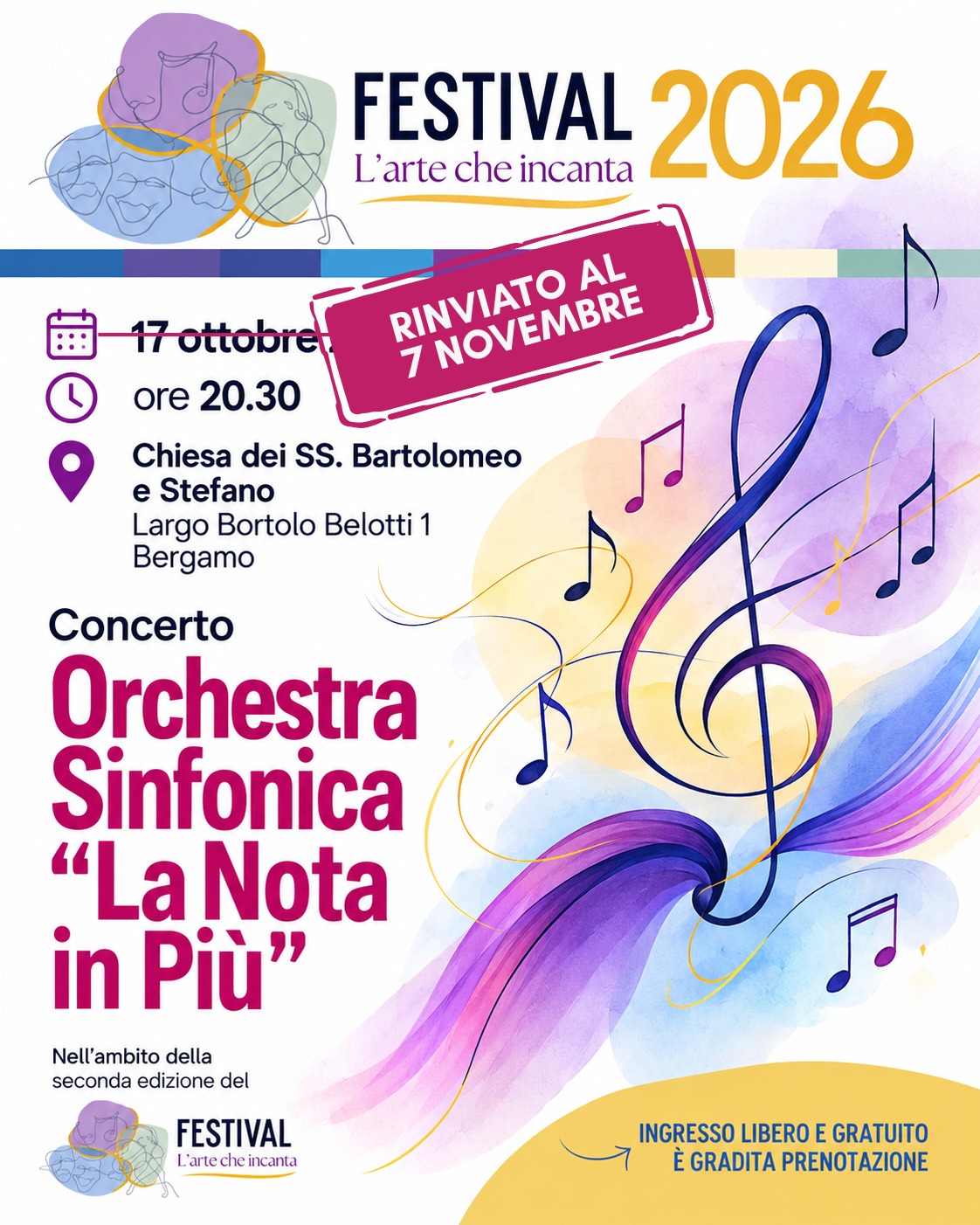 Festival L’arte che incanta 2026 | Orchestra Sinfonica “La Nota in Più”